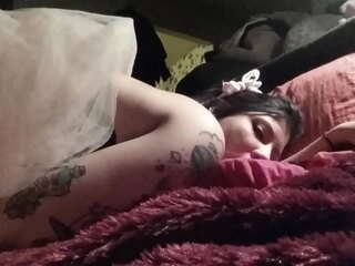 Tattoed asian teen fucked